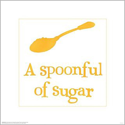 Mary Poppins Returns - Spoonful of Sugar 40 x 40cm Art Print