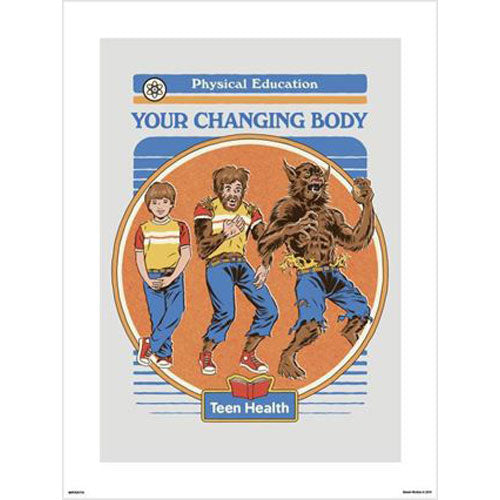 Steven Rhodes - Your Changing Body 30 x 40cm Art Print