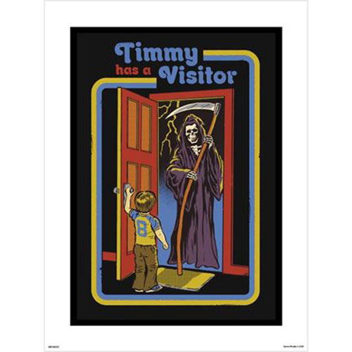 Steven Rhodes - Timmy Has A Visitor 30 x 40cm Art Print