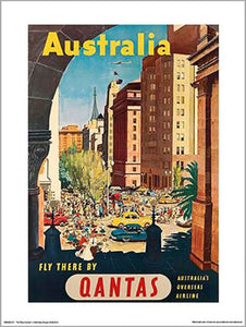 Qantas - Fly There Sydney 30 x 40cm Art Print