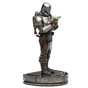 Star Wars: The Mandalorian - Mandalorian and Grogu 1:10 Scale Statue