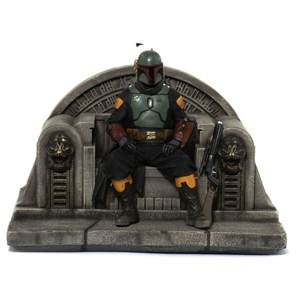 Star Wars: The Mandalorian - Boba Fett on Throne Deluxe 1:10 Scale Statue