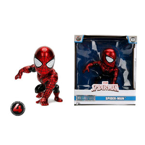 Spider-Man (Comics) - Spider-Man Red/Black 4" Metals Die-Cast Figure