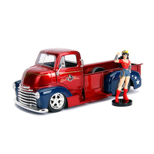 DC Comics Bombshells - Wonder Woman Chevy Pickup 1:24 Scale Hollywood Ride Die-Cast Vehicle