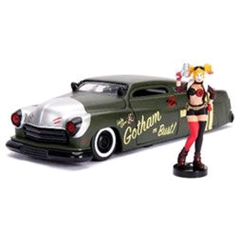 DC Comics Bombshells - Harley Quinn 1951 Mercury 1:24 Scale Hollywood Ride Die-Cast Vehicle