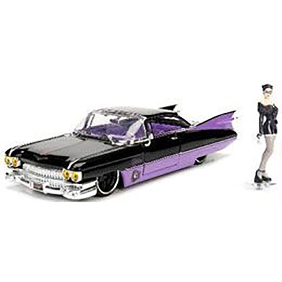 DC Comics Bombshells - Catwoman 1959 Cadillac 1:24 Scale Hollywood Ride Die-Cast Vehicle