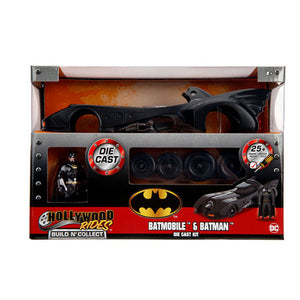 Batman (1989) - Batmobile with Batman 1:24 Scale Diecast Model Kit