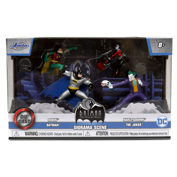 Batman: The Animated Series Nano Metalfigs Diorama Mini Figures - Set of 4