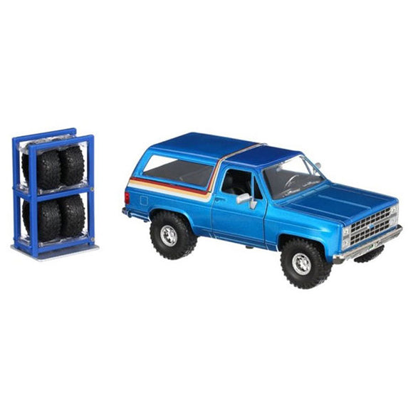 Just Trucks - 1980 Chevy K5 Blazer Blue 1:24 Scale Die-Cast Vehicle