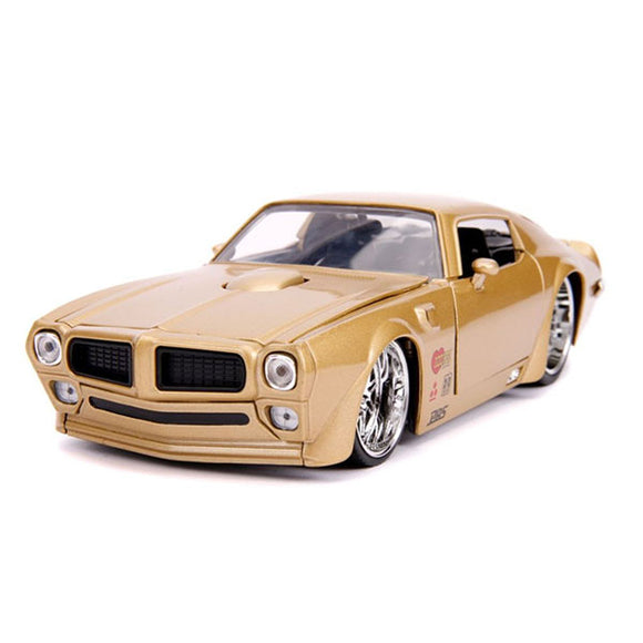 Big Time Muscle - Pontiac Firebird 1972 Gold 1:24 Scale Die-Cast Vehicle