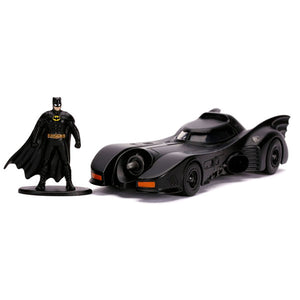 Batman (1989) - Batmobile with Figure 1:32 Scale Hollywood Ride Die-Cast Vehicle