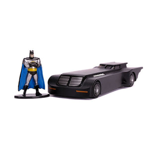 Batman: The Animated Series - Batmobile with Figure 1:32 Scale Hollywood Ride Die-Cast Vehicle