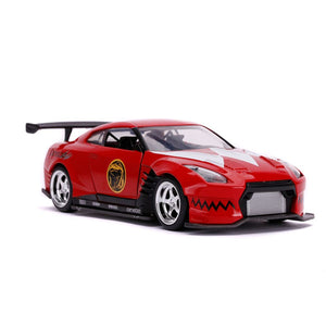 Power Rangers - '09 Nissan GT-R Red 1:32 Scale Hollywood Ride Die-Cast Vehicle