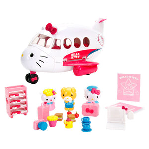 Hello Kitty 13.38" Airline Airplane with 3 figures Playset