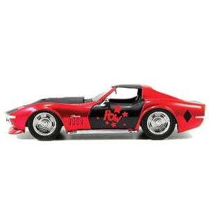 DC Comics - 1969 Corvette Stingray Harley Quinn 1:32 Scale Hollywood Ride Die-Cast Vehicle