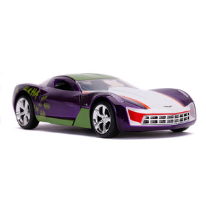 DC Comics - 2009 Corvette Stingray The Joker 1:32 Scale Hollywood Ride Die-Cast Vehicle