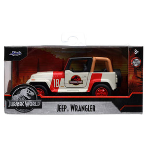 Jurassic World - 1992 Jeep Wrangler 1:32 Scale Hollywood Ride Die-Cast Vehicle