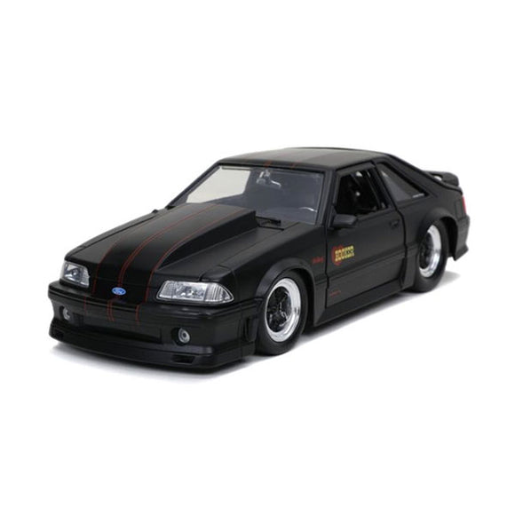 Big Time Muscle - Ford Mustang GT 1989 Black 1:24 Scale Die-Cast Vehicle