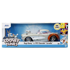 Looney Tunes - 57 Chevrolet Corvette with Bugs Bunny 1:24 Scale Die-Cast Vehicle