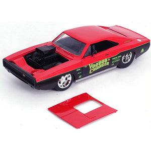 Big Time Muscle - Dodge Charger R/T 1970 Red 1:24 Scale Die-Cast Vehicle