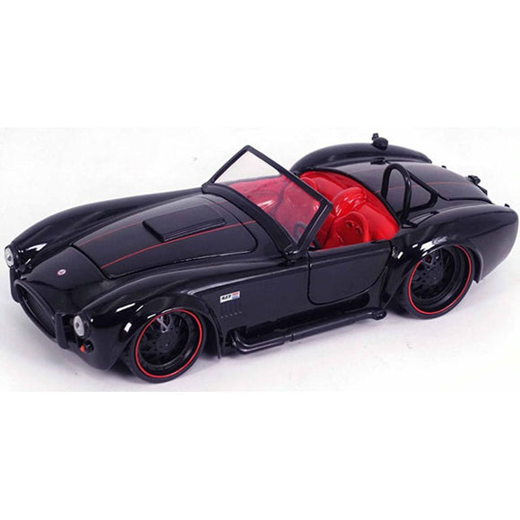 Big Time Muscle - Shelby Cobra 427 S/C 1965 Black 1:24 Scale Die-Cast Vehicle