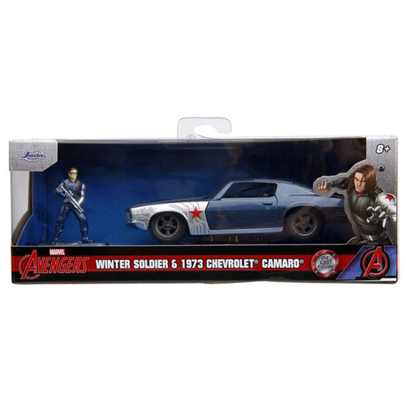 Marvel - 1973 Chev Camaro with Winter Soldier 1:32 Scale Die-Cast Vehicle