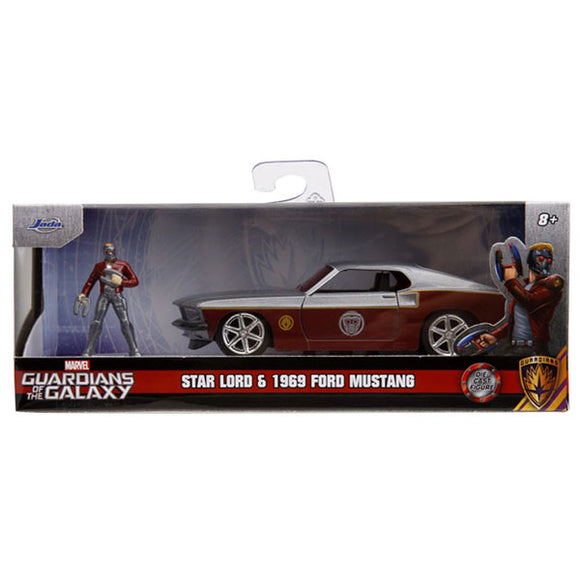 Marvel Comics - 1969 Ford Mustang Fastback with Star Lord 1:32 Scale Die-Cast Vehicle