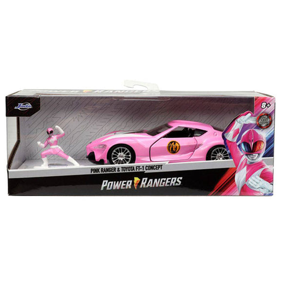 Power Rangers - Toyota FT-1 with Pink Ranger 1:32 Scale Die-Cast Vehicle