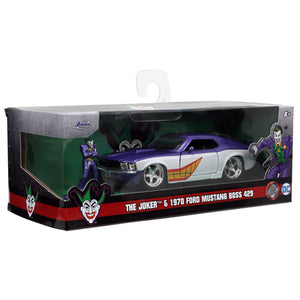 DC Comics - 1970 Ford Mustang Boss 429 with Joker 1:32 Scale Die-Cast Vehicle