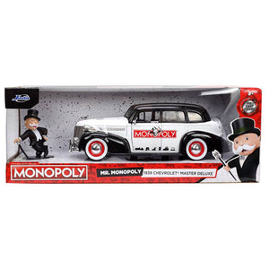 Monopoly - Mr Monopoly & 39 Chevy Master Deluxe 1:24 Scale Die-Cast Vehicle