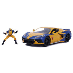 Marvel Comics - Wolverine & 2020 Chevy Corvette 1:24 Scale Die-Cast Vehicle