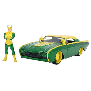 Marvel Comics - Loki & 1963 Ford Thunderbird 1:24 Scale Die-Cast Vehicle