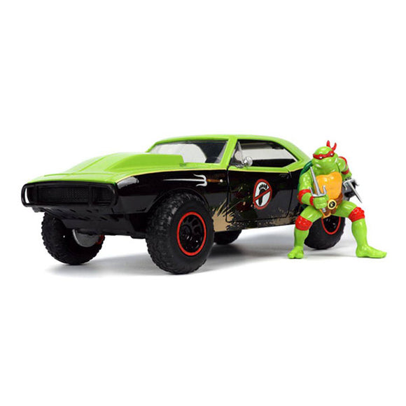 Teenage Mutant Ninja Turtles (TV 1987) - 1967 Chevrolet Camaro with Raphael 1:24 Scale Die-Cast Vehicle