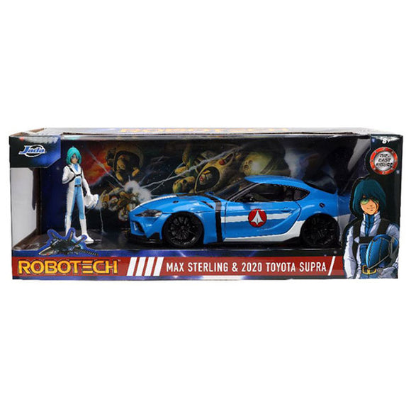 Robotech - 2020 Toyota Supra with Max 1:24 Scale Die-Cast Vehicle