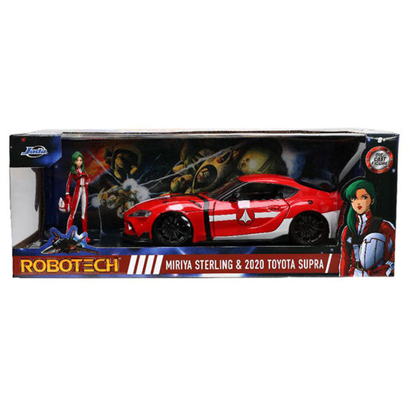 Robotech - 2020 Toyota Supra with Miriya 1:24 Scale Die-Cast Vehicle