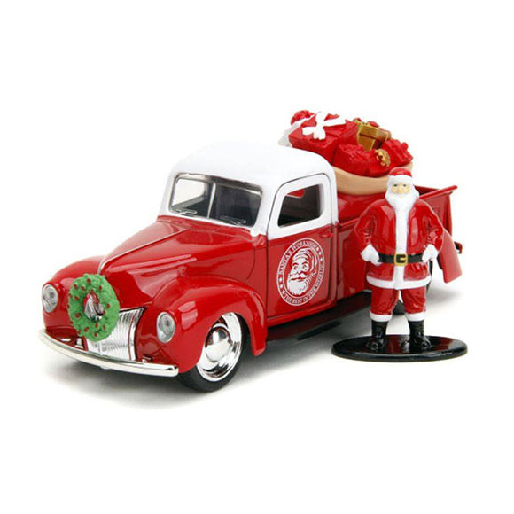 Holiday Rides - Santa & 1941 Ford Pickup Truck 1:32 Scale Die-Cast Vehicle