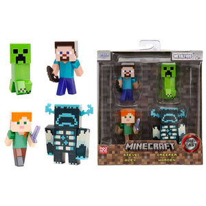 Minecraft 2.5" MetalFig Die-Cast Figures - Set of 4