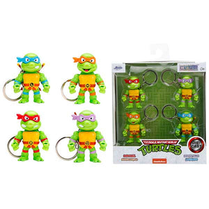 Teenage Mutant Ninja Turtles 2.5" MetalFig Die-Cast Figure Keychains - Set of 4