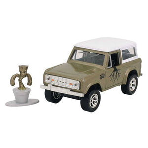 Marvel Comics - 1973 Ford Bronco Hard Top with Groot 1:32 Scale Hollywood Ride Die-Cast Vehicle