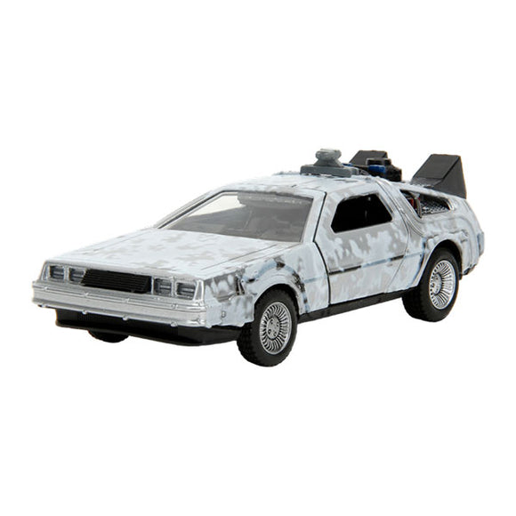 Back to the Future - Time Machine (Frost Covered) 1:32 Scale Die-Cast Vehicle