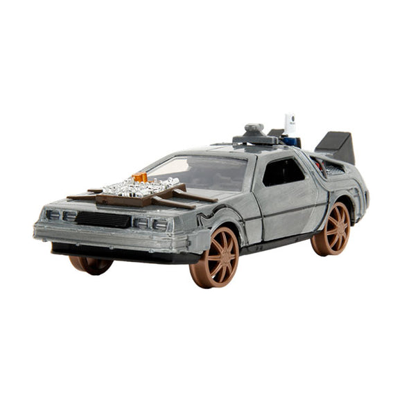 Back to the Future: Part 3 - Time Machine (Railroad wheels) 1:32 Scale Die-Cast Vehicle