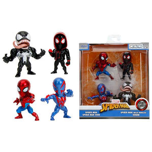 Marvel Comics - Spider-Man 2.5" MetalFig Die-Cast Figures - Set of 4