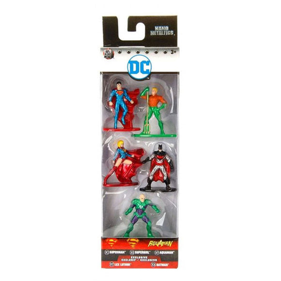 DC Comics Nano Metalfigs Mini Figures - Set of 5