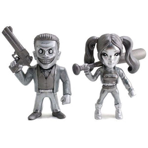 Suicide Squad (2016) - Harley Quinn & Joker 4" Bare Metals Die-Cast Figure - Set of 2