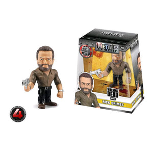 The Walking Dead - Rick 4" Metals Die-Cast Figure