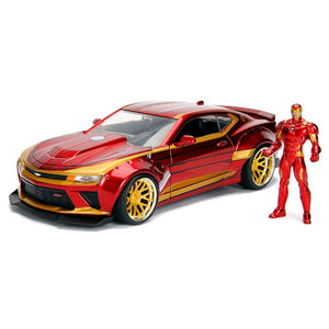 Marvel Comics - Iron Man 2016 Chevy Camero SS 1:24 Scale Hollywood Ride Die-Cast Vehicle