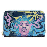 Jimi Hendrix - Psychadelic Landscape Glow Zip-Around Purse