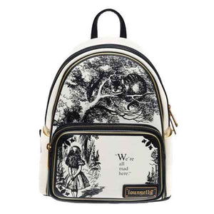 Alice in Wonderland (Book) - All Mad Here Mini Backpack