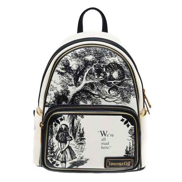 Alice in Wonderland (Book) - All Mad Here Mini Backpack
