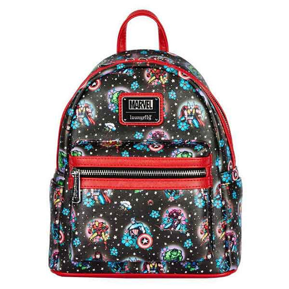 Marvel Comics - Avengers Floral Tattoo Mini Backpack